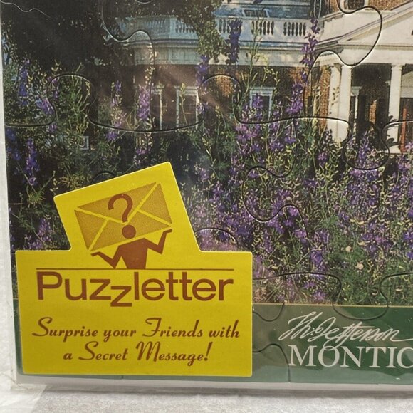 Puzzletter Thomas Jefferson Monticello Vtg Envelope NOS 4.5x6.5"‎ Secret Massage - Picture 3 of 12